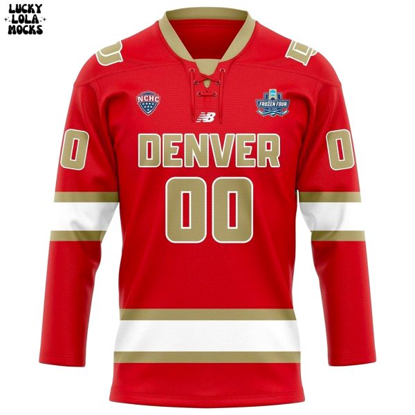 Denver Pioneers Final Four 2025 Hockey Jersey