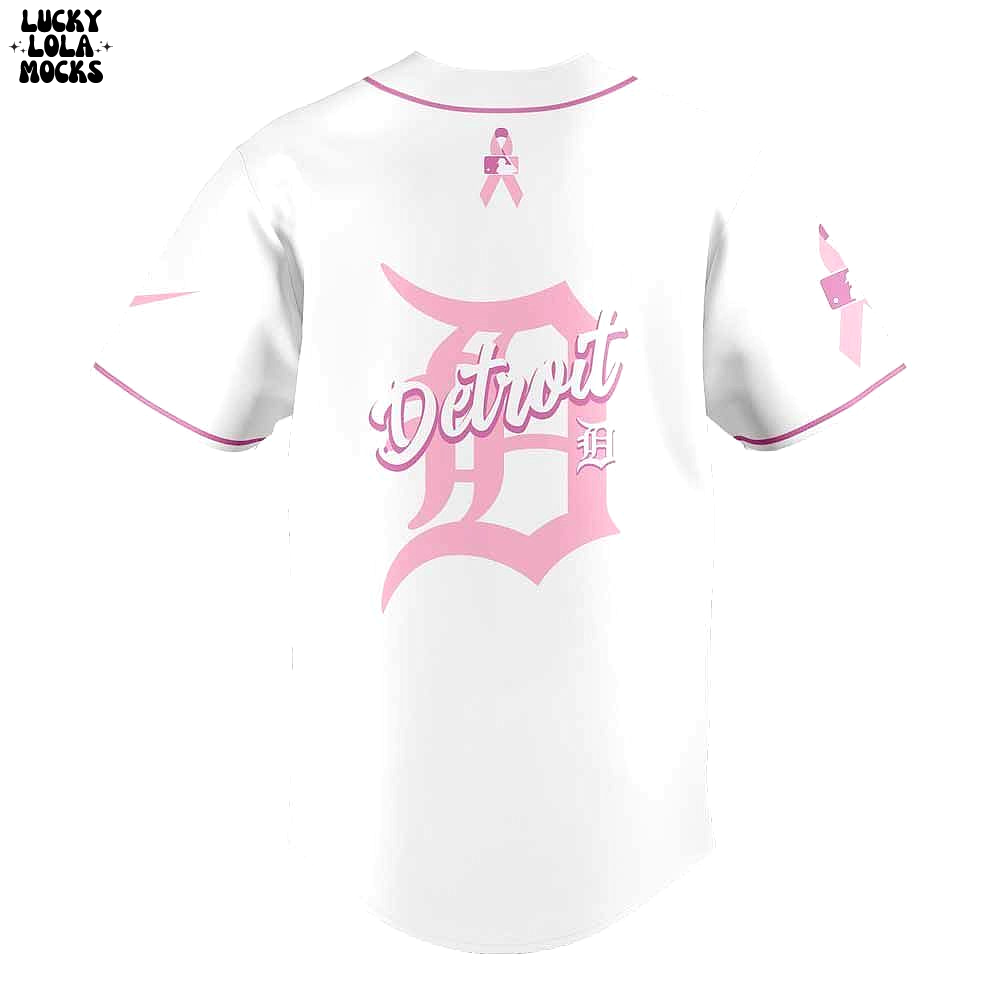 Detroit Tigers Cancer Awareness Month 2025 Baseball Jersey Detroit Tigers Cancer Awareness Month 2025 Baseball Jersey