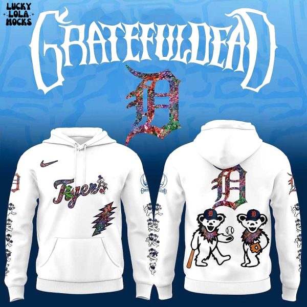 Detroit Tigers Grateful Dead Special Edition 2025 Hoodie