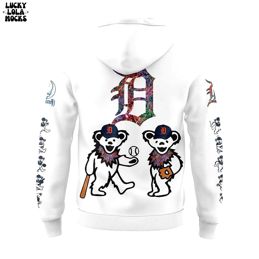 Detroit Tigers Grateful Dead Special Edition 2025 Hoodie Detroit Tigers Grateful Dead Special Edition 2025 Hoodie