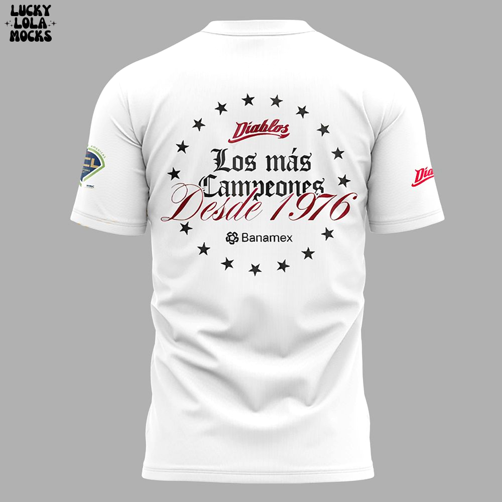 Diablos Rojos del México Baseball Champions Campeon 2025 Special T-Shirt Diablos Rojos del México Baseball Champions Campeon 2025 Special T-Shirt