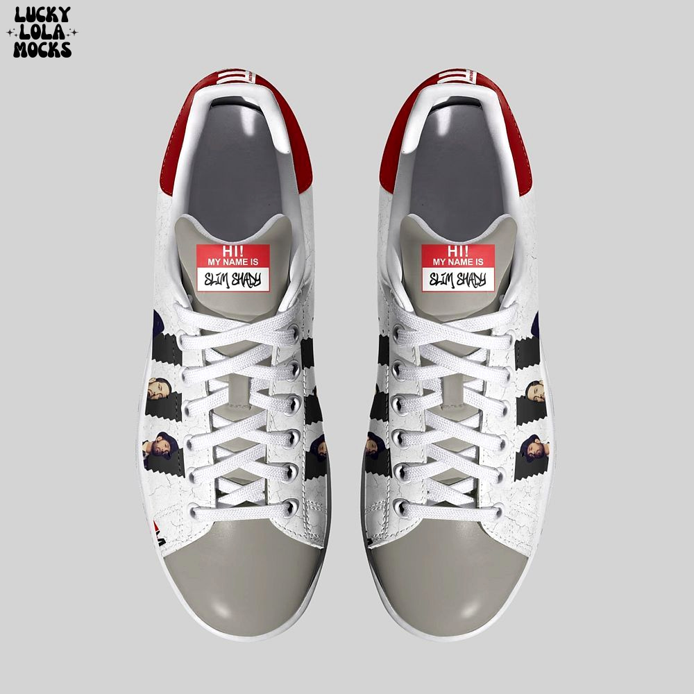 Eminem Rap Performance Slim Shady Legacy 2025 Stan Smith Shoes Eminem Rap Performance Slim Shady Legacy 2025 Stan Smith Shoes