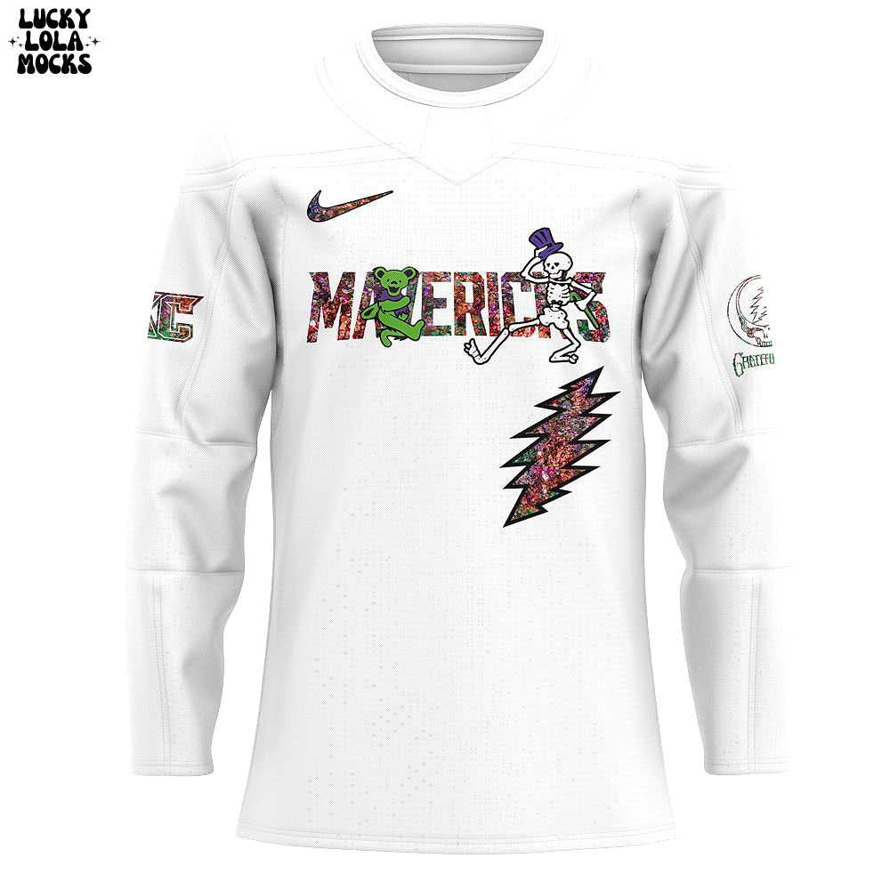 Grateful Dead Hockey Game Kansas City Mavericks 2025 Jersey Grateful Dead Hockey Game Kansas City Mavericks 2025 Jersey