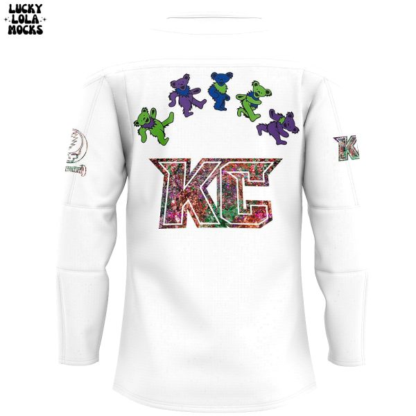 Grateful Dead Hockey Game Kansas City Mavericks 2025 Jersey