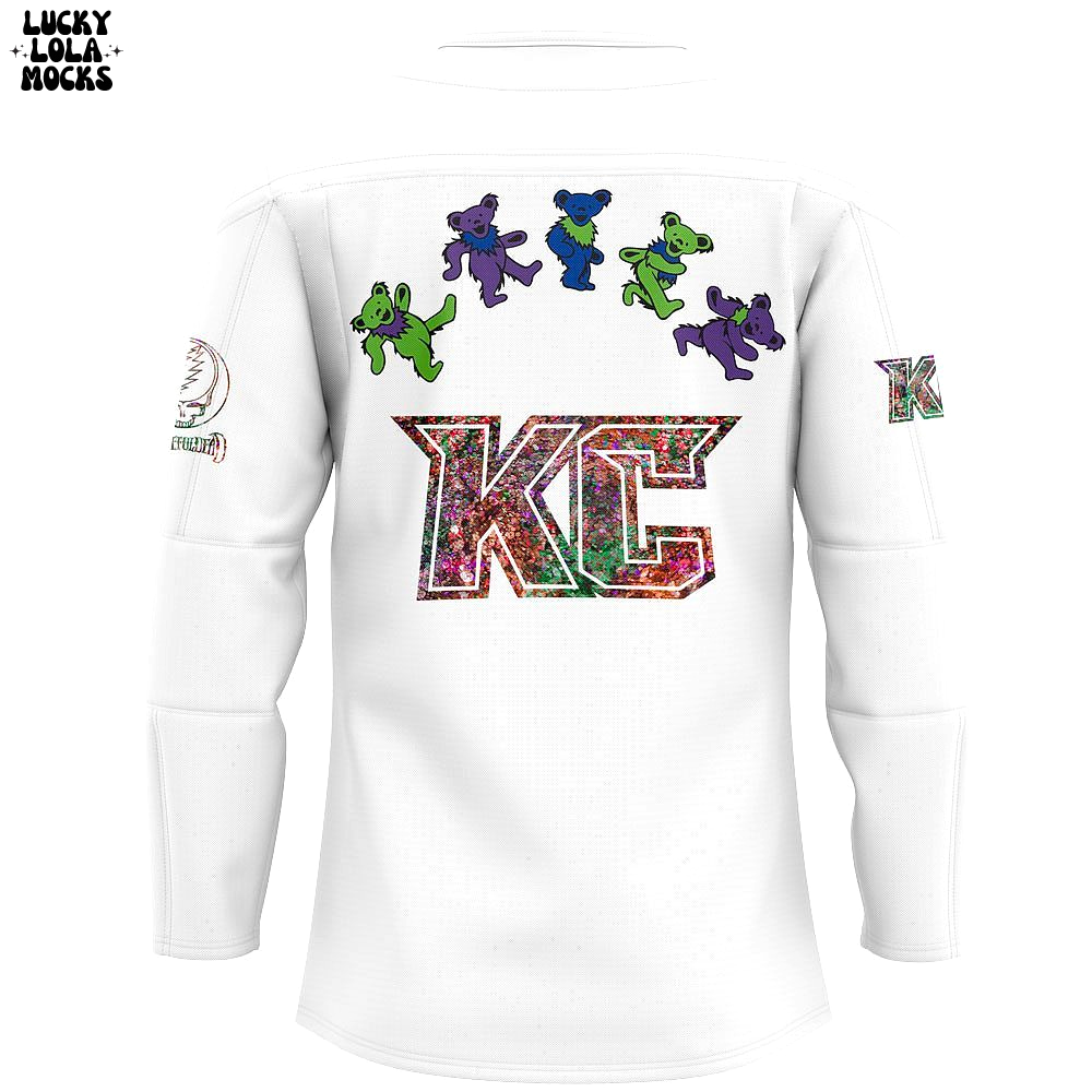 Grateful Dead Hockey Game Kansas City Mavericks 2025 Jersey Grateful Dead Hockey Game Kansas City Mavericks 2025 Jersey