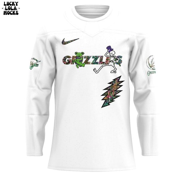 Grateful Dead Hockey Game Utah Grizzlies 2025 Jersey