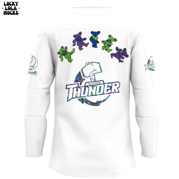 Grateful Dead Hockey Game Wichita Thunder 2025 Jersey