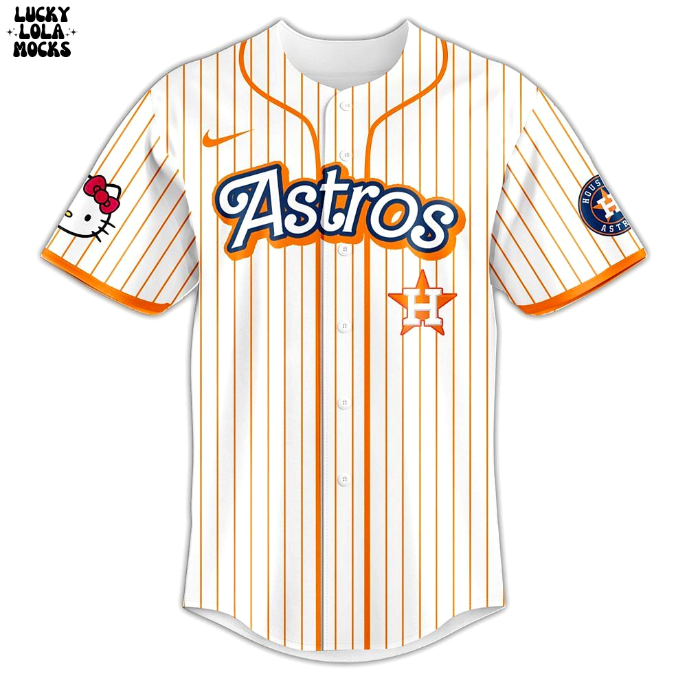 Houston Astros x Hello Kitty Night For Fans 2025 Jersey Houston Astros x Hello Kitty Night For Fans 2025 Jersey