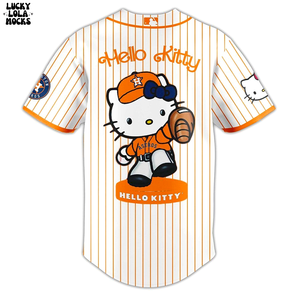 Houston Astros x Hello Kitty Night For Fans 2025 Jersey Houston Astros x Hello Kitty Night For Fans 2025 Jersey