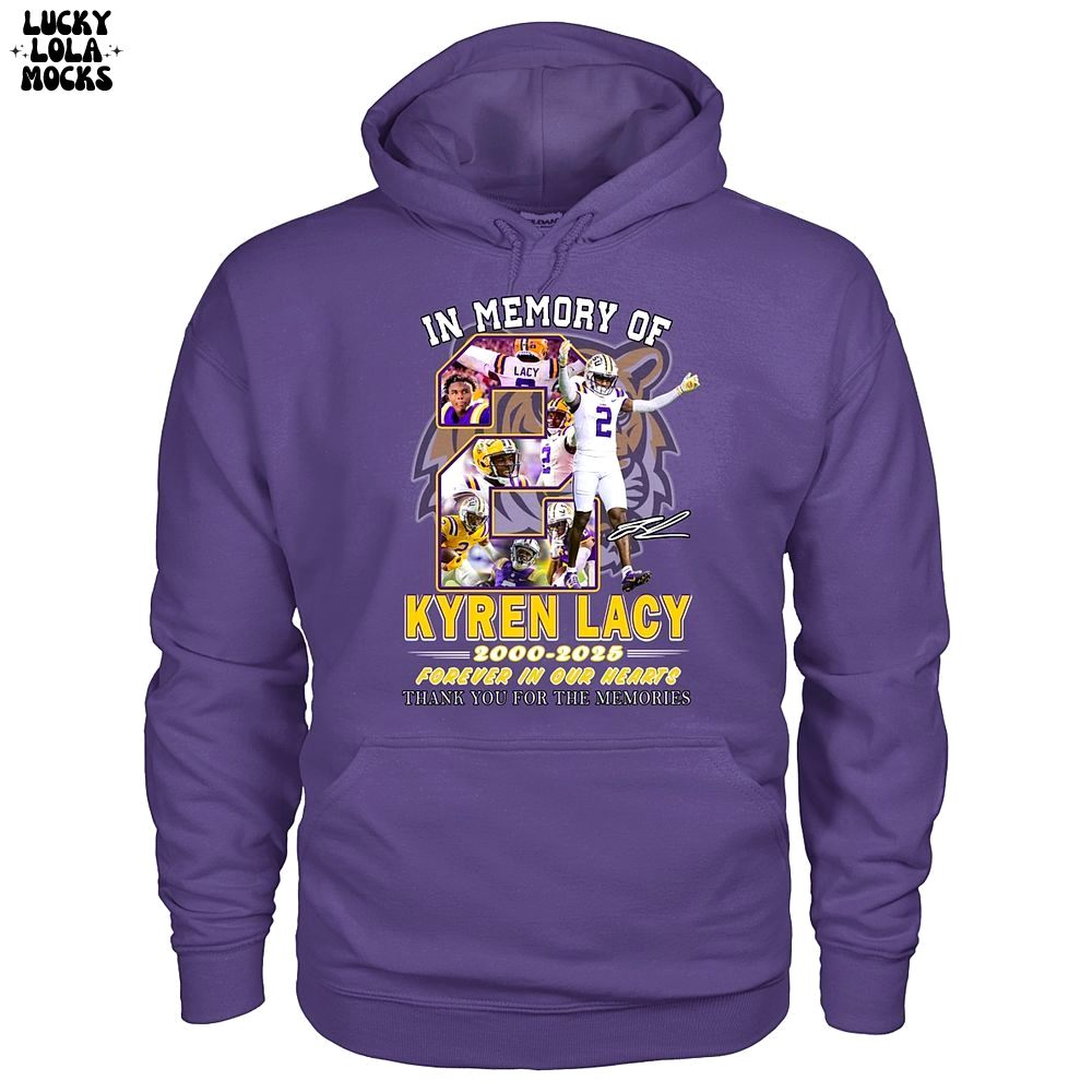 Kyren Lacy 2000-2025 Forever In Our Heart In Memory T-Shirt Kyren Lacy 2000-2025 Forever In Our Heart In Memory T-Shirt