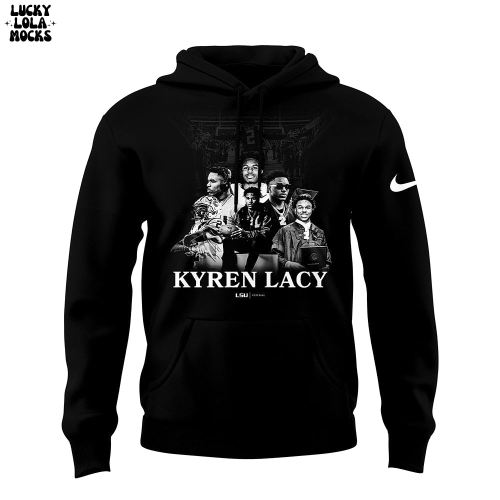 Kyren Lacy In My Memory LSU Tigers Thank You 2025 Hoodie Kyren Lacy In My Memory LSU Tigers Thank You 2025 Hoodie