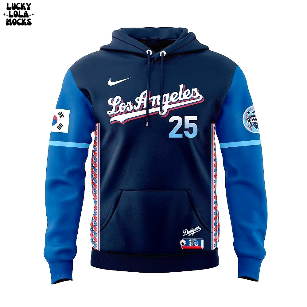 Los Angeles Dodgers Korean Heritage Night 2025 Special Edition Hoodie Los Angeles Dodgers Korean Heritage Night 2025 Special Edition Hoodie