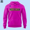 michigan wolverines softball 2025 pink hoodie 2.jpg