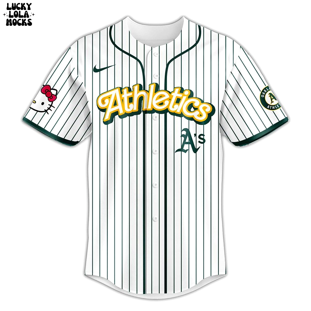 Oakland Athletics x Hello Kitty Night For Fans 2025 Jersey Oakland Athletics x Hello Kitty Night For Fans 2025 Jersey