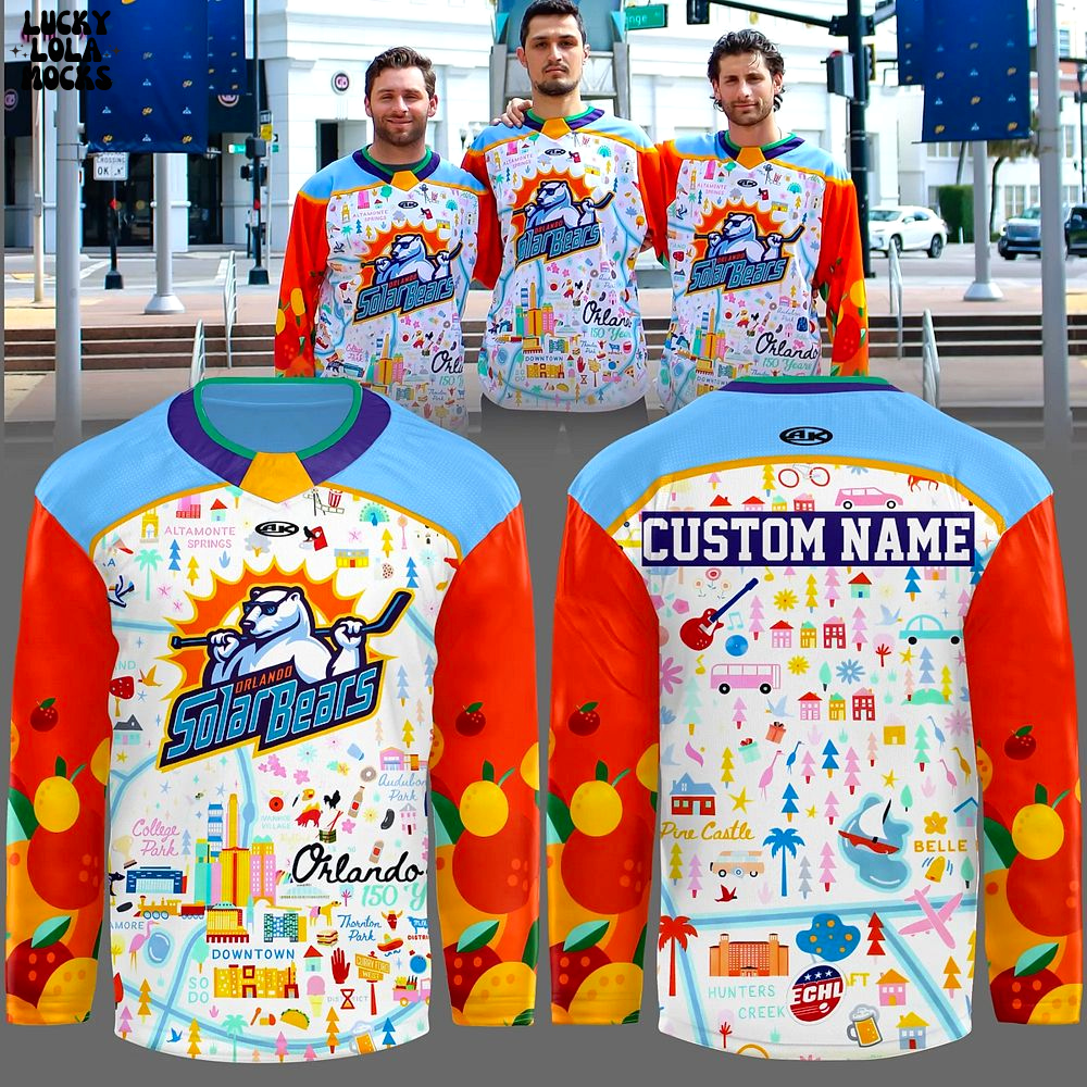 Orlando Solar Bears Happy Early Birthday 2025 Hockey Jersey Orlando Solar Bears Happy Early Birthday 2025 Hockey Jersey