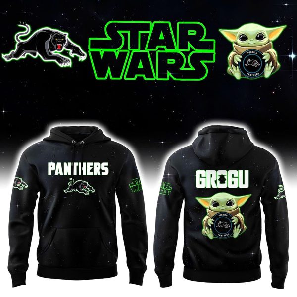Penrith Panthers x Grogu Star Wars 2025 Hoodie