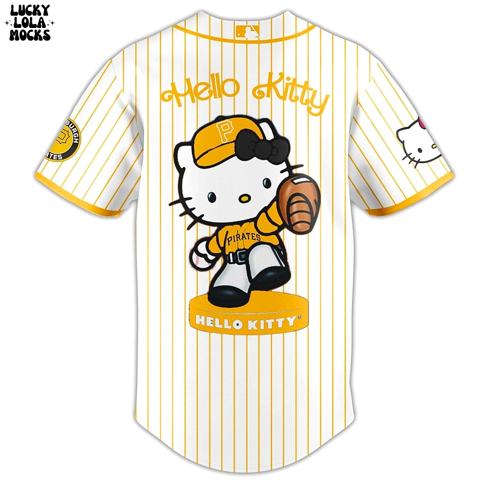 Pittsburgh Pirates x Hello Kitty Night For Fans 2025 Jersey Pittsburgh Pirates x Hello Kitty Night For Fans 2025 Jersey
