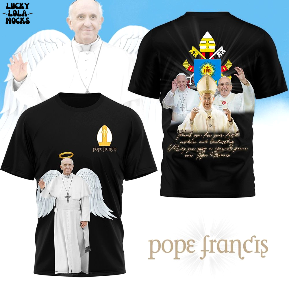 Pope Francis Love Father In My Memory 2025 T-Shirt Pope Francis Love Father In My Memory 2025 T-Shirt