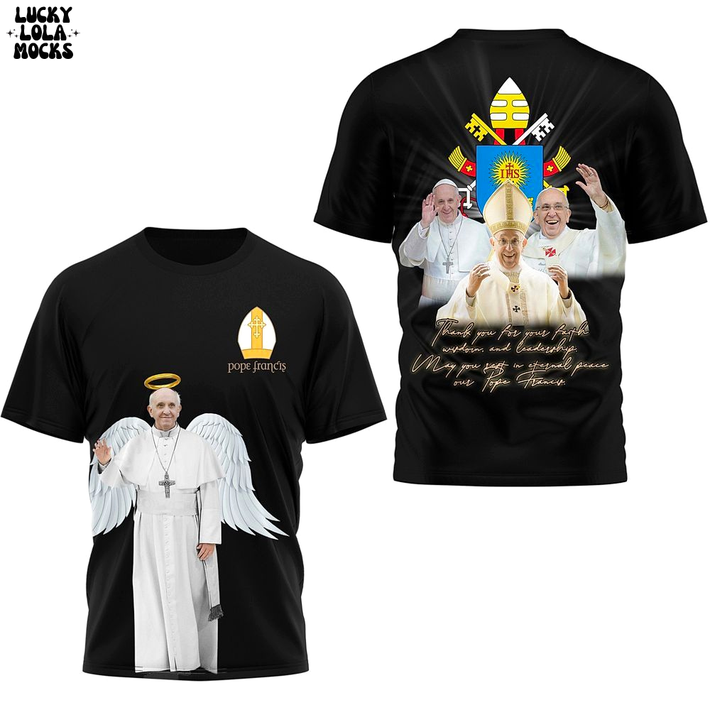 Pope Francis Love Father In My Memory 2025 T-Shirt Pope Francis Love Father In My Memory 2025 T-Shirt