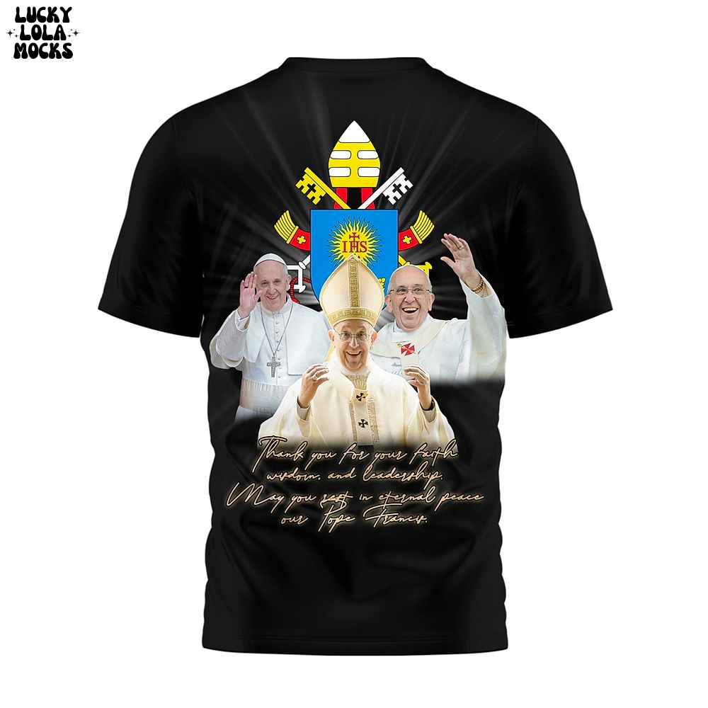 Pope Francis Love Father In My Memory 2025 T-Shirt Pope Francis Love Father In My Memory 2025 T-Shirt