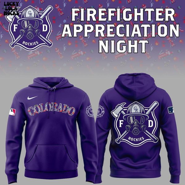 Rockies x Firefighter Appreciation 2025 Hoodie