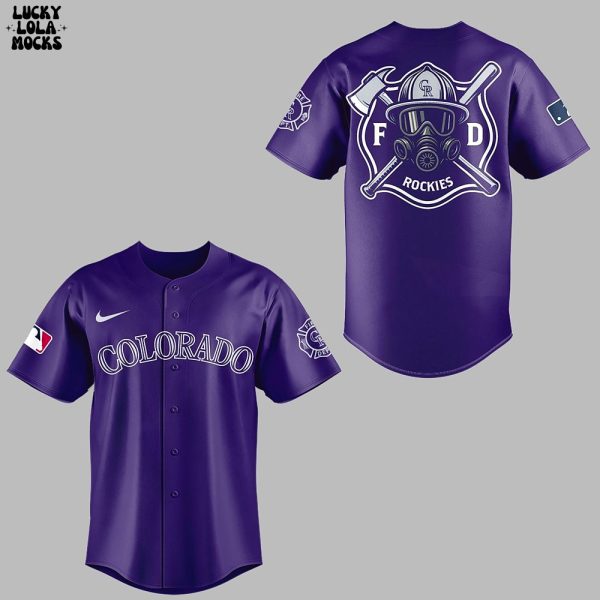 Rockies x Firefighter Appreciation 2025 Special Baseball Jersey