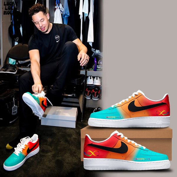 San Antonio Spurs Autism Acceptance Month 2025 Air Force 1