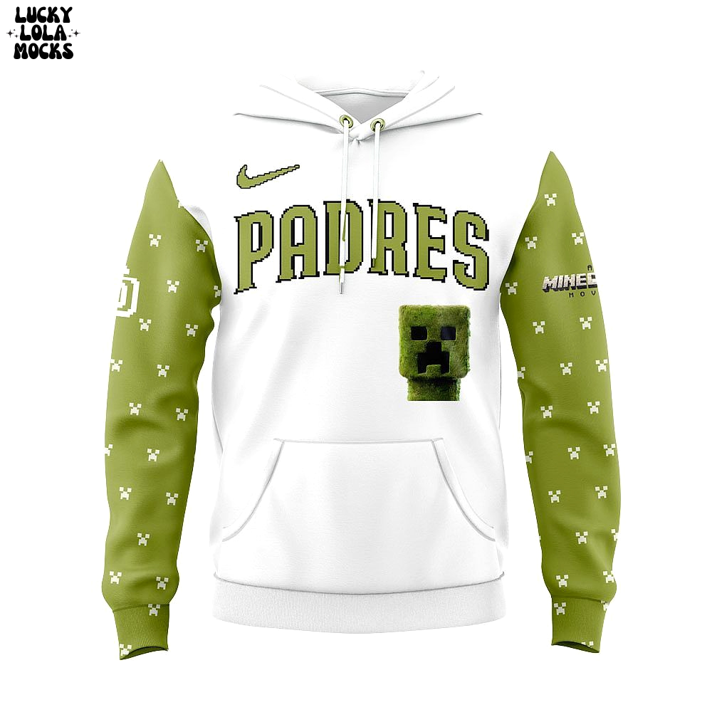 San Diego Padres A Minecraft Movie Collection Special 2025 Hoodie San Diego Padres A Minecraft Movie Collection Special 2025 Hoodie