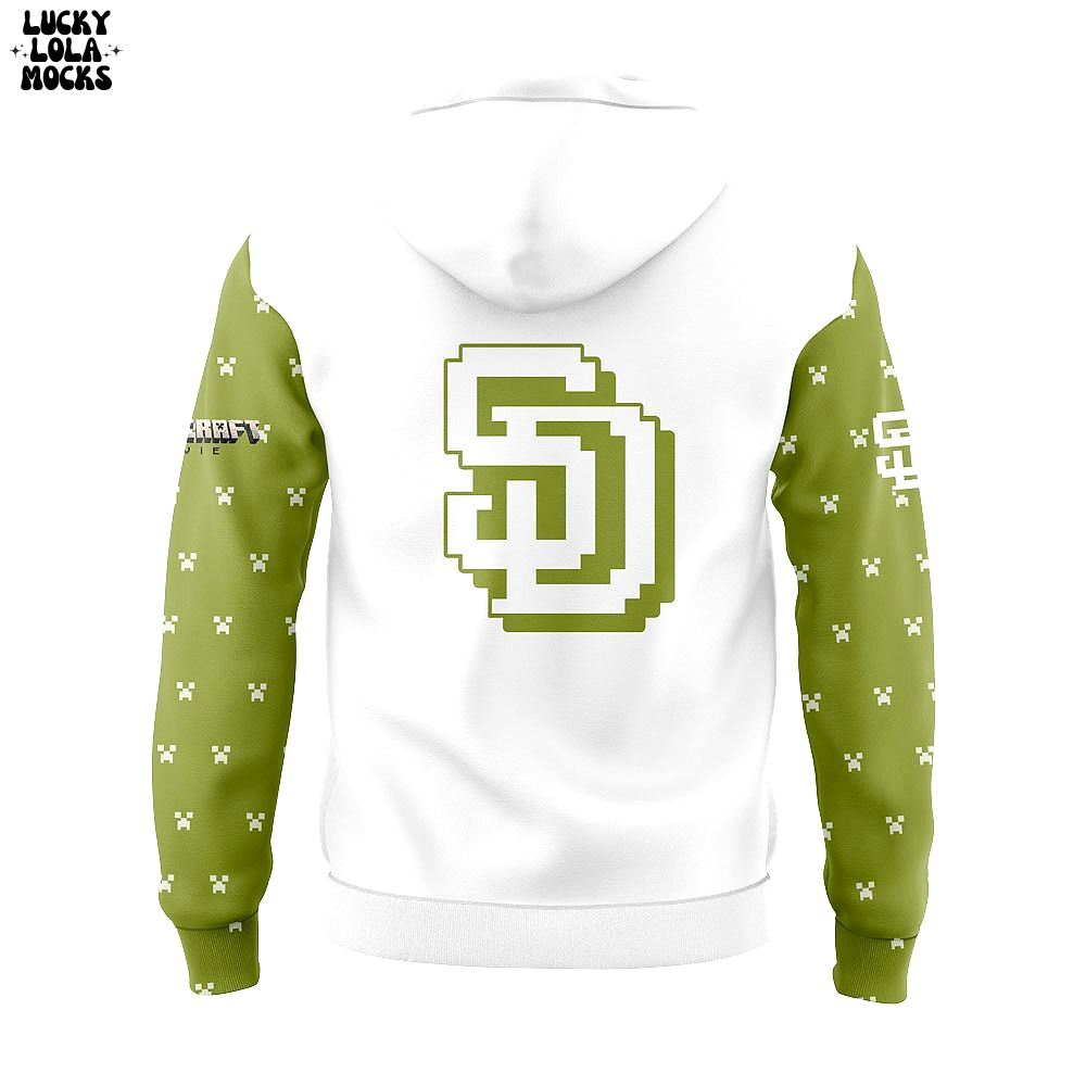 San Diego Padres A Minecraft Movie Collection Special 2025 Hoodie San Diego Padres A Minecraft Movie Collection Special 2025 Hoodie