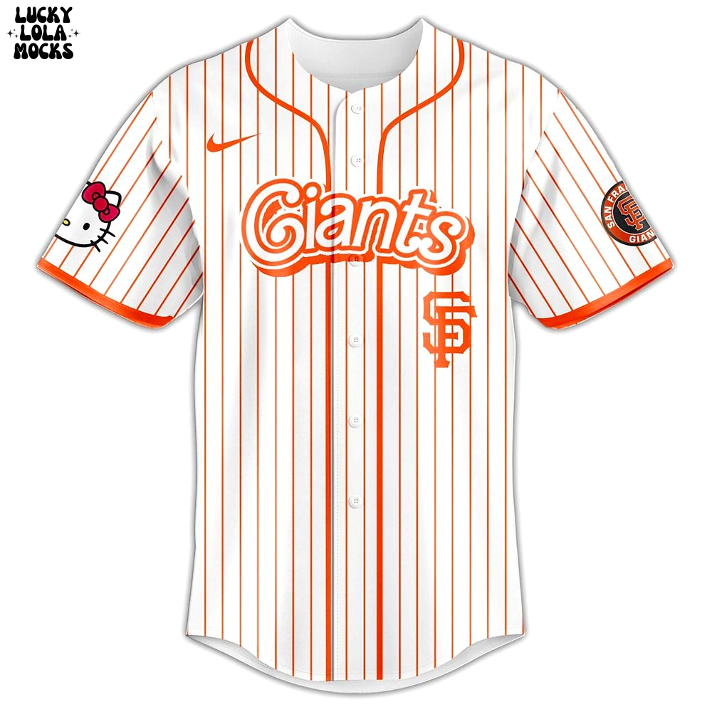 San Francisco Giants x Hello Kitty Night For Fans 2025 Jersey San Francisco Giants x Hello Kitty Night For Fans 2025 Jersey