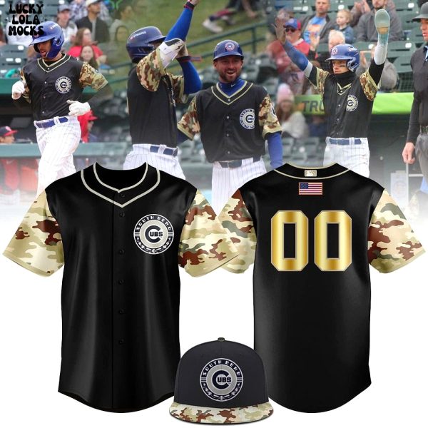 South Bend Cubs x 2025 Military Appreciation Night Baseball Jersey