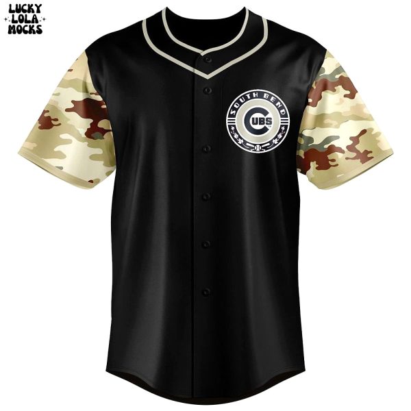 South Bend Cubs x 2025 Military Appreciation Night Baseball Jersey