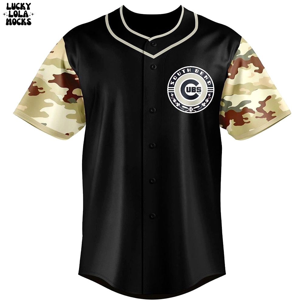 South Bend Cubs x 2025 Military Appreciation Night Baseball Jersey South Bend Cubs x 2025 Military Appreciation Night Baseball Jersey