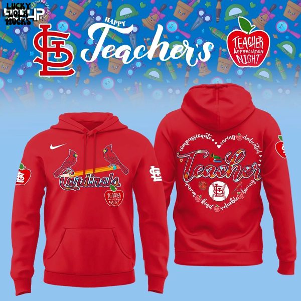 St. Louis Cardinals Teacher Appreciation Collection 2025 Hoodie
