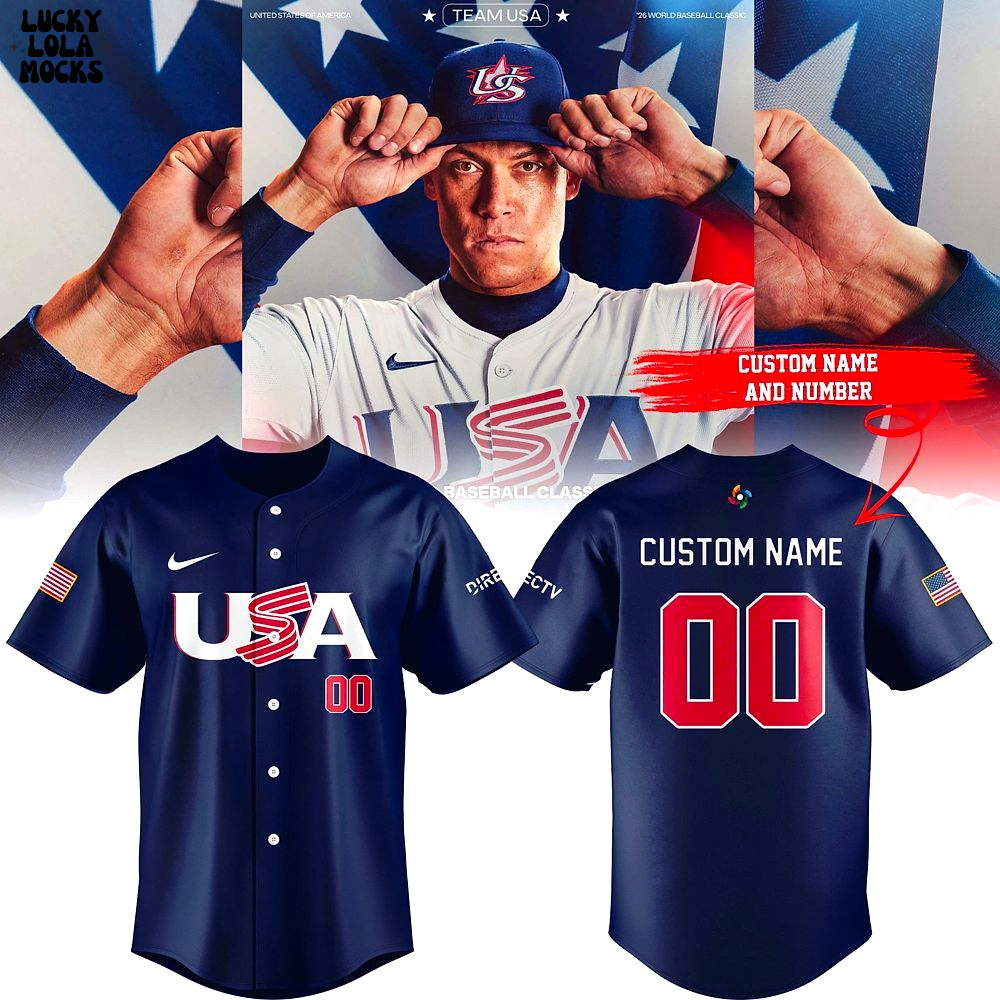Team USA Uniform Navy 2025 Special Baseball Jersey Team USA Uniform Navy 2025 Special Baseball Jersey