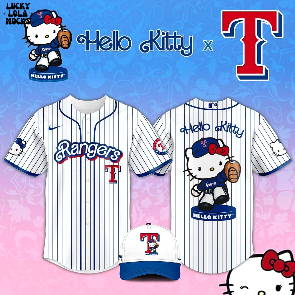 Texas Rangers x Hello Kitty Night For Fans 2025 Jersey Texas Rangers x Hello Kitty Night For Fans 2025 Jersey