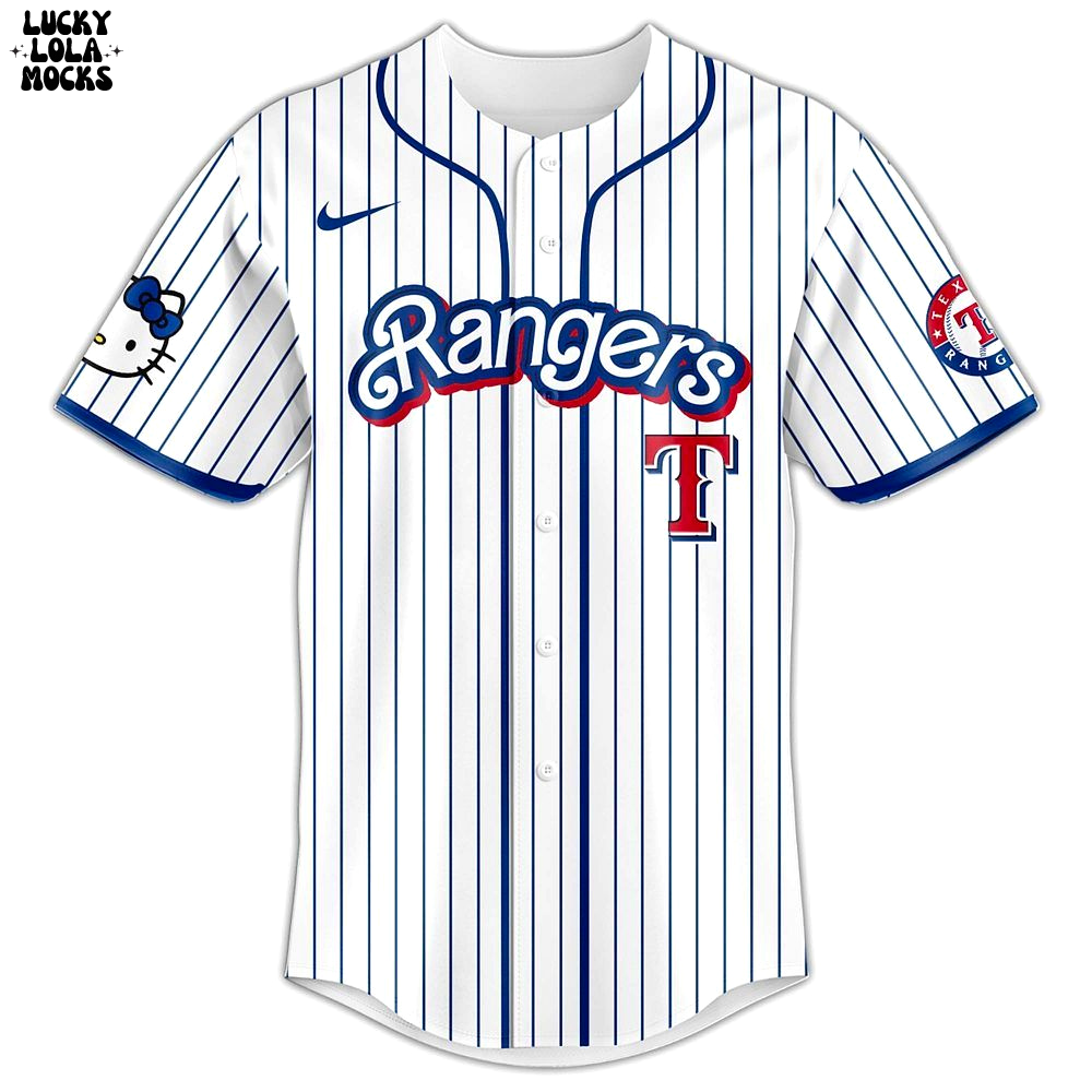 Texas Rangers x Hello Kitty Night For Fans 2025 Jersey Texas Rangers x Hello Kitty Night For Fans 2025 Jersey