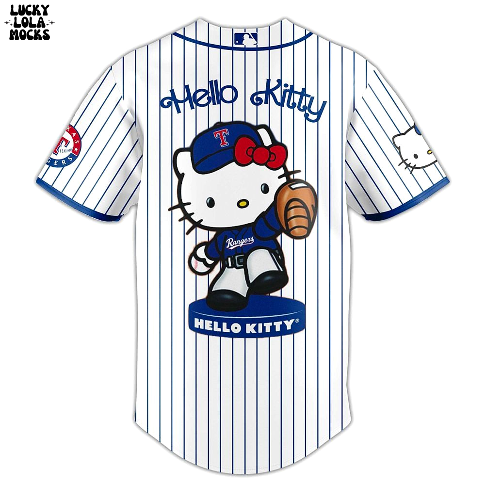 Texas Rangers x Hello Kitty Night For Fans 2025 Jersey Texas Rangers x Hello Kitty Night For Fans 2025 Jersey