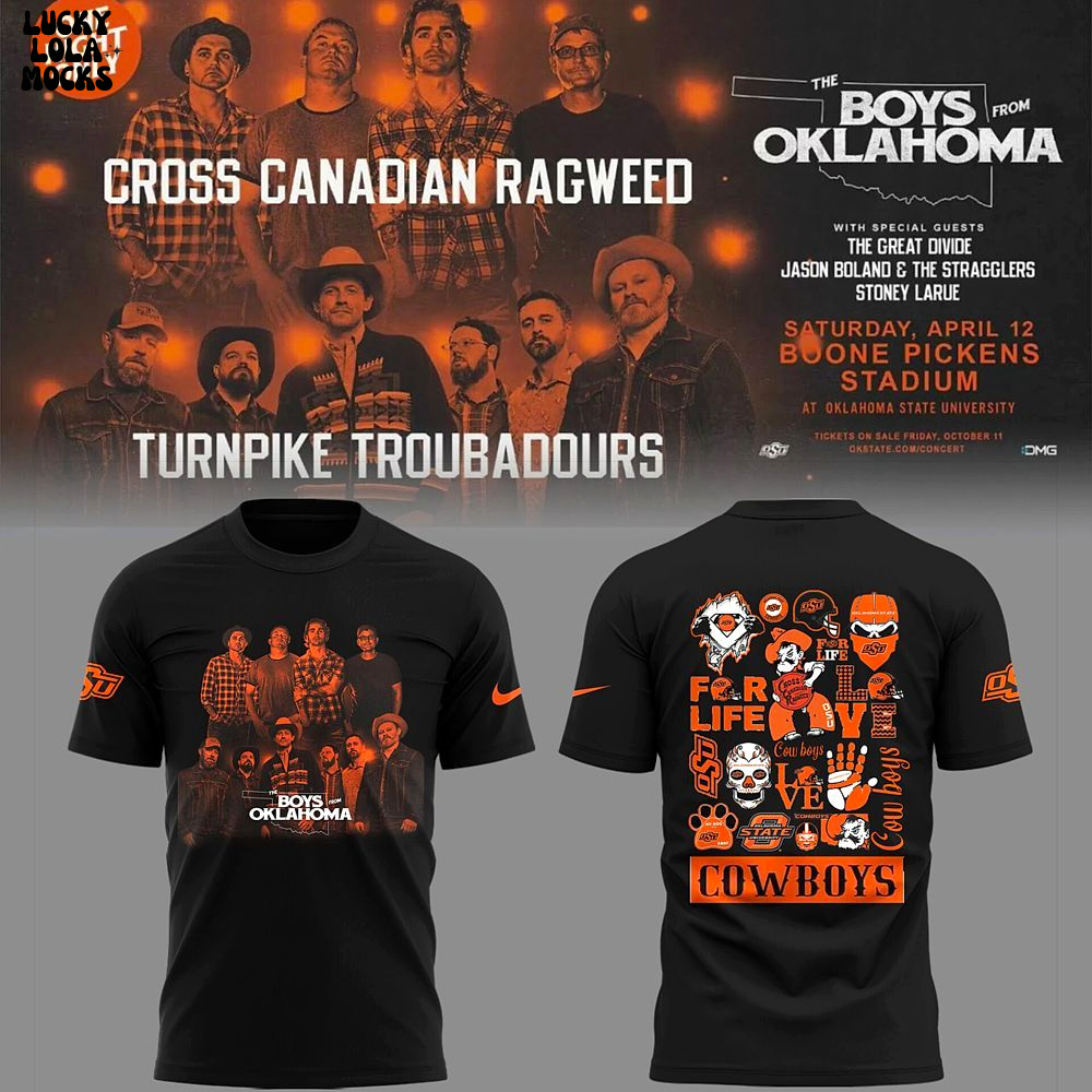 The Boys From Oklahoma Cross Canadia Gagweed 2025 3D T-Shirt The Boys From Oklahoma Cross Canadia Gagweed 2025 3D T-Shirt