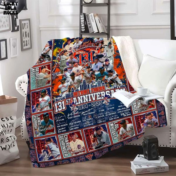 The Tigers 131st Anniversary 1883-2025 Fleece Blanket
