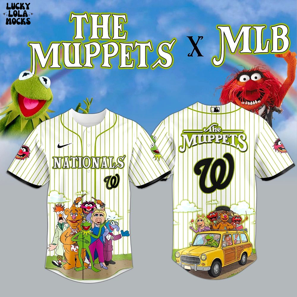 Washington Nationals x The Muppets Jersey Washington Nationals x The Muppets Jersey