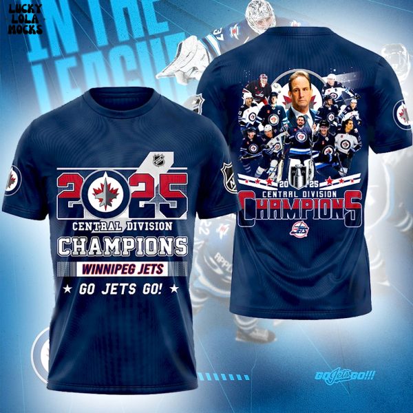 Winnipeg Jets Champions Central Division 2025 T-Shirt