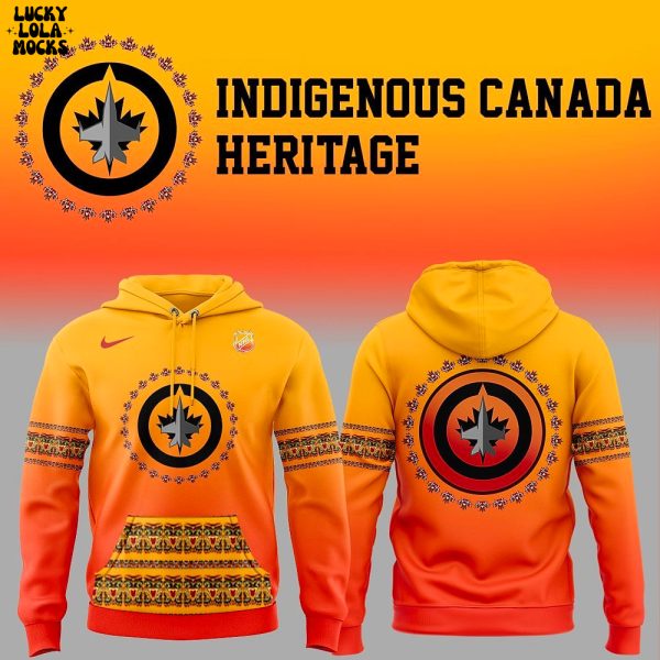 Winnipeg Jets x Indigenous Canada Heritage 2025 Hoodie