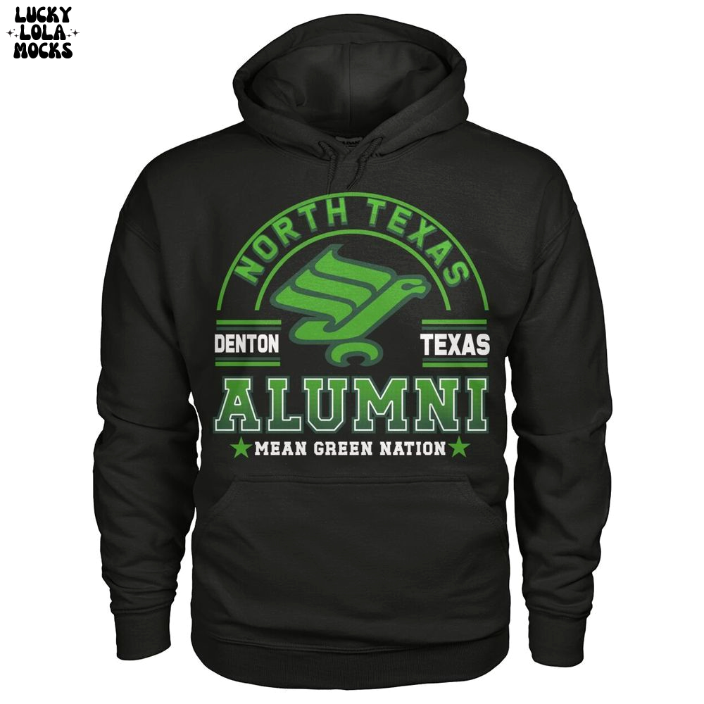 North Texas Alumni Mean Green Nation 2025 T-Shirt North Texas Alumni Mean Green Nation 2025 T-Shirt