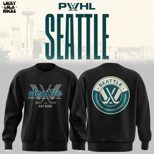 PWHL Seattle Limited 2025 Black Sweatshirt